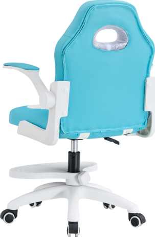 Otočná židle RAMIL modrá/bílá