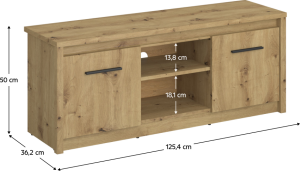 TV stolek 2D/125, dub artisan, AIRON