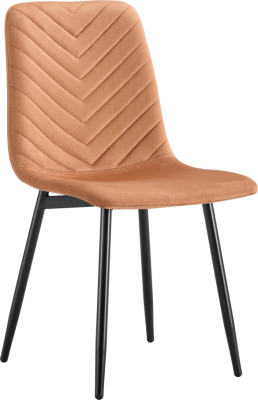 Židle, terakota Velvet látka/černá, RAMITA TYP 2